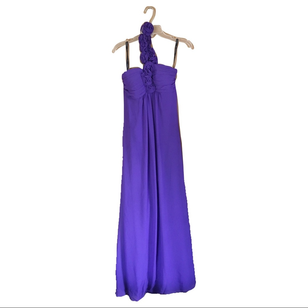 Bill Levkoff One shoulder Bridesmaid Dress